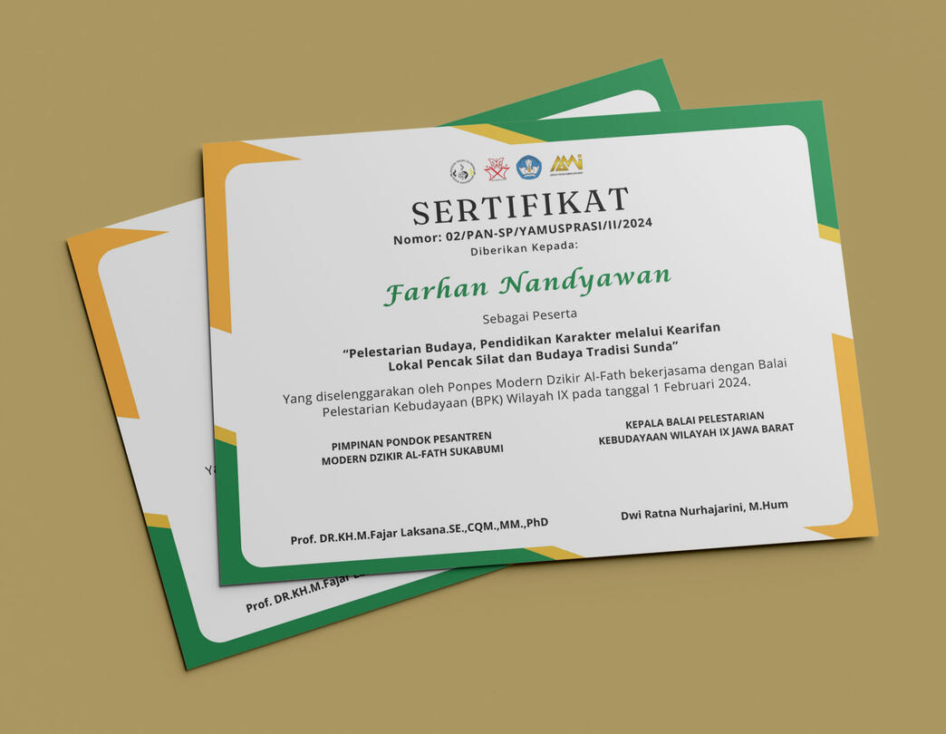 Sertifikat Seminar Pelestarian